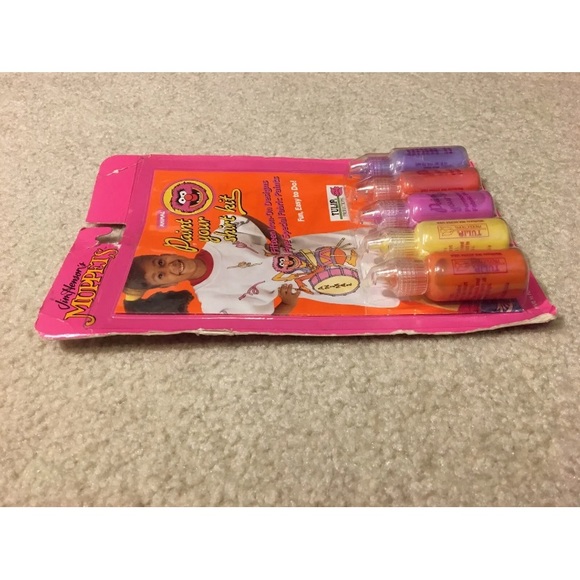 Jim Henson's Muppets Animal Paint Your Shirt Kit Fabric Paint 1989 Vintage NEW - Picture 4 of 10